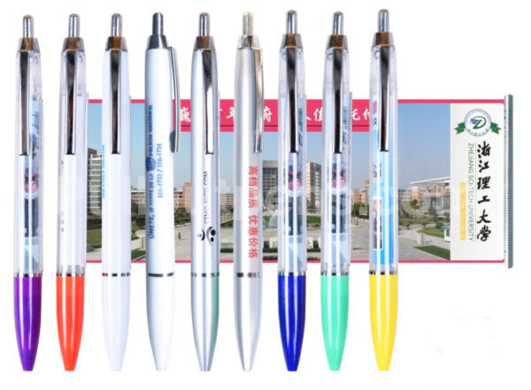 Stylos bannières « CLASSIQUE », cadeaux d'affaires couleur PMS personnalisés - Image 5