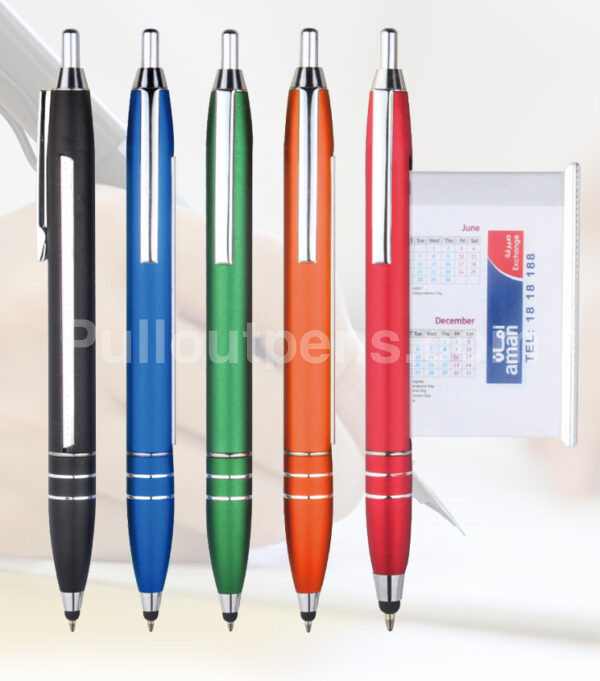 Stylos extractibles en métal avec stylet « STYLET EN MÉTAL » Cadeaux d'entreprise de luxe