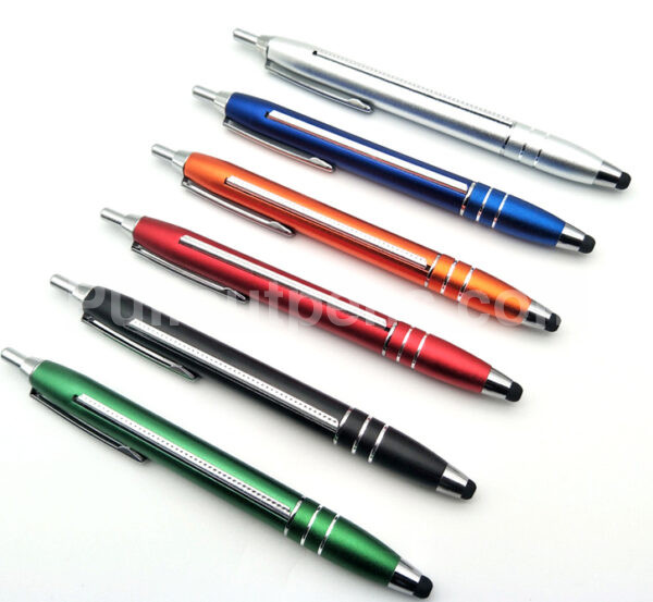 Stylos extractibles en métal avec stylet « STYLET EN MÉTAL » Cadeaux d'entreprise de luxe - Image 3