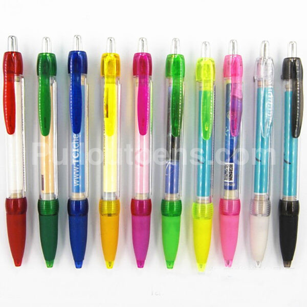 Stylos bannière personnalisés « POIGNÉE », cadeaux marketing événementiels - Image 2