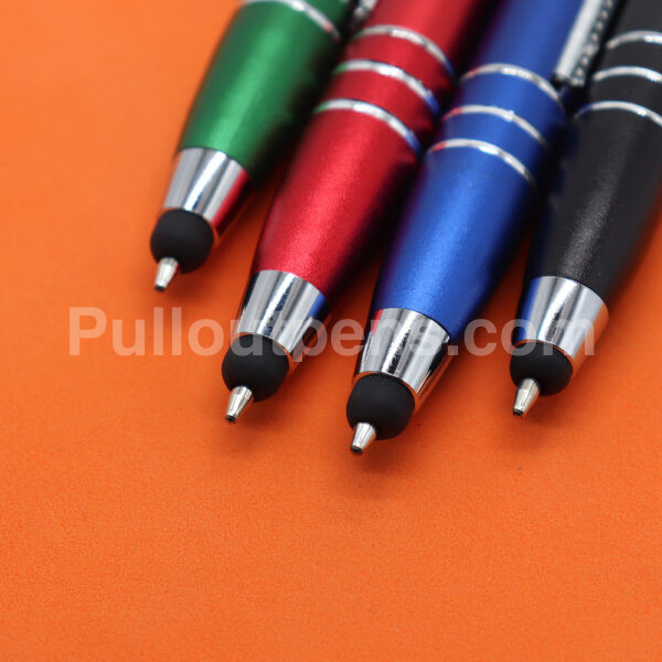 Stylos extractibles en métal avec stylet « STYLET EN MÉTAL » Cadeaux d'entreprise de luxe - Image 2