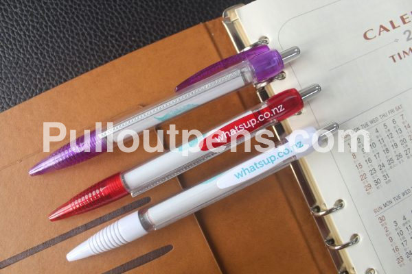 custom imprinted banner pens