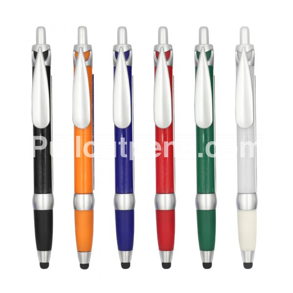 solid barrel scroll pens stylus combo