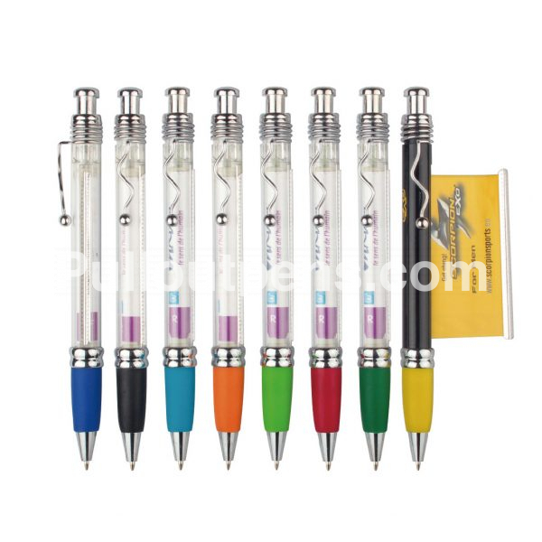 zig zag clip pull out exhibition pens
